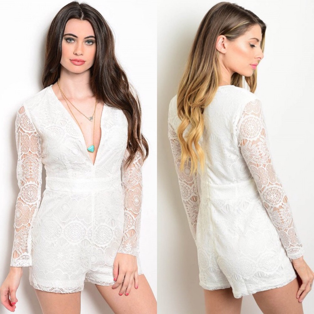 CLOSING SHOP!! Cals Lace Romper